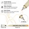 12 Colors 05 Micro Fineliner Drawing Art Pens, Waterproof Archival Ink Pens, 0.45mm Multiliner Fine Liner Pens for Illustration Technical Sketching Manga Scrapbooking Journaling Zentangle